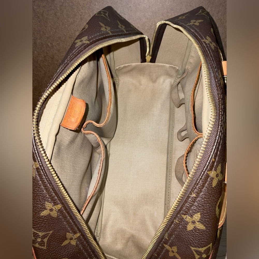 LOUIS VUITTON ✅AUTHENTIC LARGE DEAUVILLE BAG - Picture 6 of 11